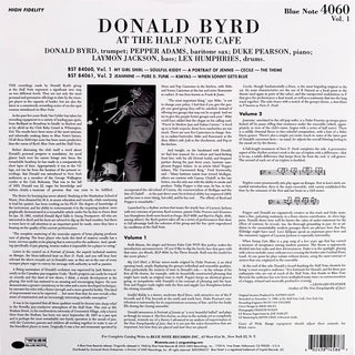 Donald Byrd : At The Half Note Cafe Volume 1 (LP,Album,Reissue,Stereo)