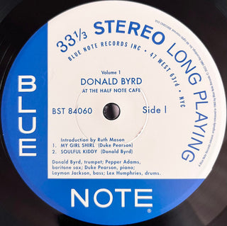 Donald Byrd : At The Half Note Cafe Volume 1 (LP,Album,Reissue,Stereo)