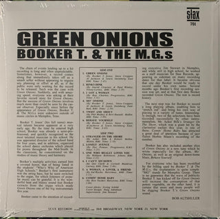 Booker T & The MG's : Green Onions (LP, Album, Mono, Dlx, RE, RM, Gre)