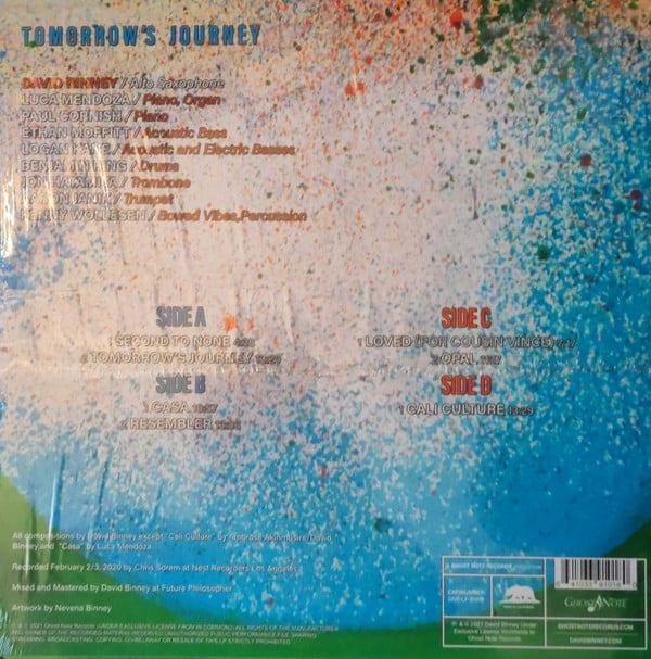 David Binney : Tomorrow's Journey (LP,Stereo)