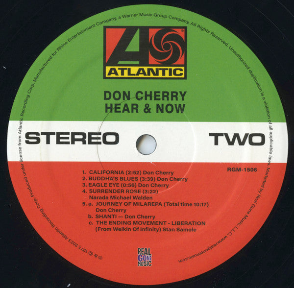 Don Cherry : Hear & Now (LP, Album, RE)