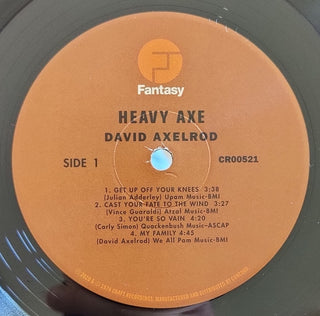 David Axelrod : Heavy Axe (LP,Album,Reissue)