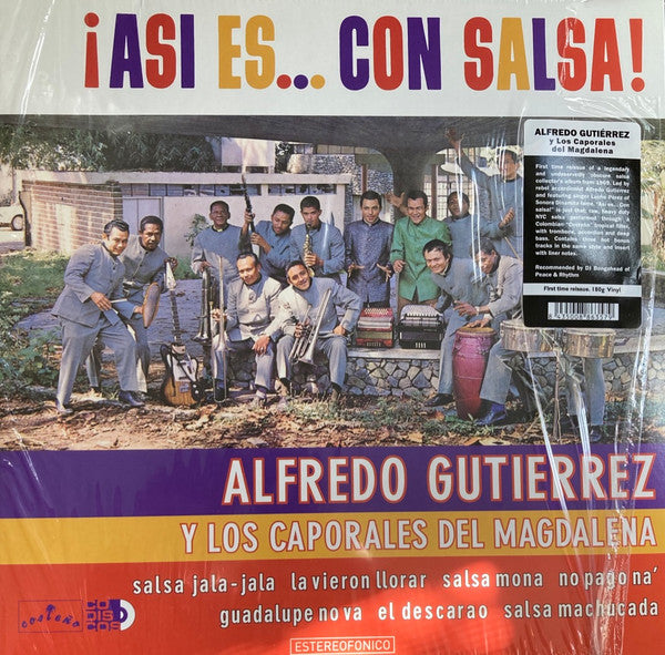 Alfredo Gutierrez, Los Caporales Del Magdalena : ¡Asi Es... Con Salsa! (LP, Album, RE)