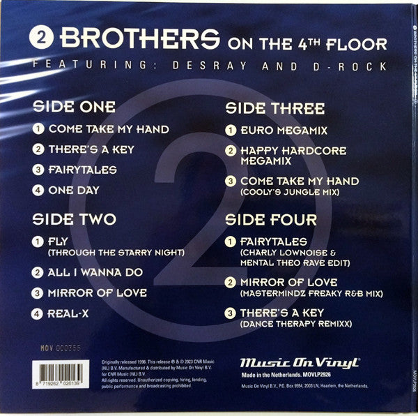 2 Brothers On The 4th Floor Featuring: Des'Ray And D-Rock : 2 (LP,Album,Limited Edition,Numbered,Reissue)