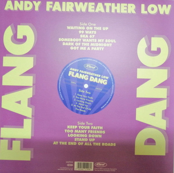 Andy Fairweather-Low : Flang Dang (LP, Album, tra)