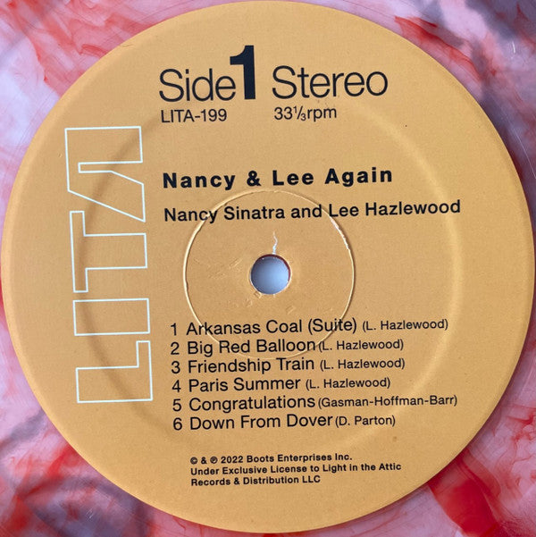 Nancy Sinatra & Lee Hazlewood : Nancy & Lee Again (LP,Limited Edition,Reissue,Remastered,Special Edition,Stereo)