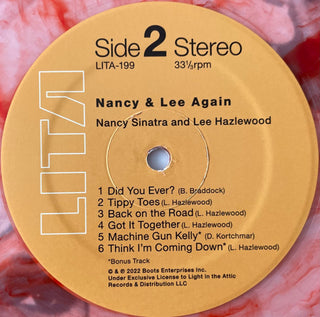 Nancy Sinatra & Lee Hazlewood : Nancy & Lee Again (LP,Limited Edition,Reissue,Remastered,Special Edition,Stereo)