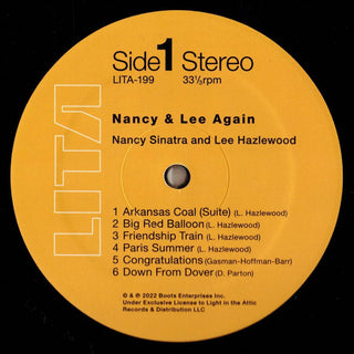 Nancy Sinatra & Lee Hazlewood : Nancy & Lee Again (LP,Album,Reissue,Remastered,Stereo)