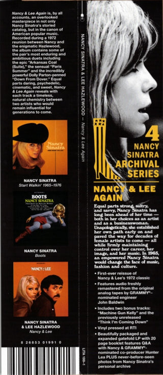 Nancy Sinatra & Lee Hazlewood : Nancy & Lee Again (LP,Album,Reissue,Remastered,Stereo)