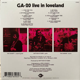 GA-20 : Live In Loveland (CD, Album)