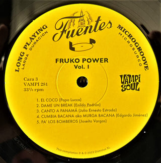 Fruko y sus Tesos : Fruko Power Vol.1: Rarities & Deep Album Cuts 1970-1974 (2xLP, Comp)