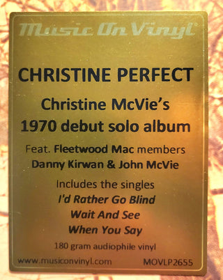 Christine Perfect : Christine Perfect (LP,Album,Reissue)