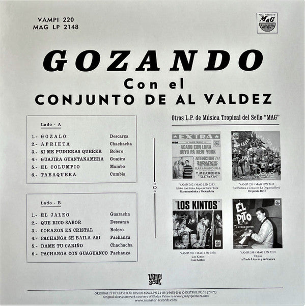 Al Valdés y Su Conjunto : Gozando!! (LP, Album, RE)