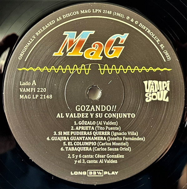 Al Valdés y Su Conjunto : Gozando!! (LP,Album,Reissue)