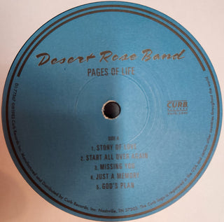 Desert Rose Band : Pages Of Life (LP, Album, RE)