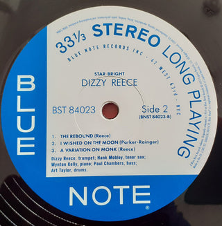 Dizzy Reece : Star Bright (LP, Album, RE, 180)