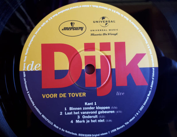 De Dijk : Voor De Tover (LP,Album,Record Store Day,Reissue)