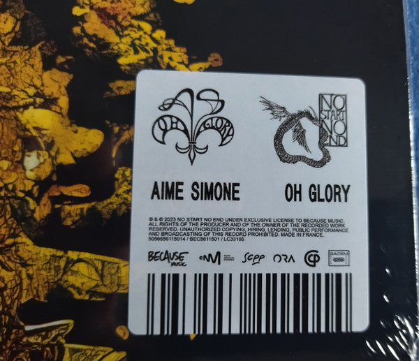 Aime Simone : Oh Glory (LP, Album, Cle)