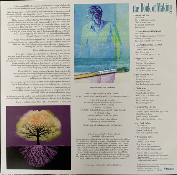 Eric Johnson (2) : The Book Of Making (LP, Album, 180)