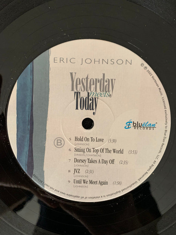 Eric Johnson (2) : Yesterday Meets Today (LP, Album, 180)