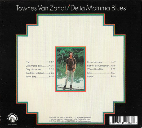 Townes Van Zandt : Delta Momma Blues (CD, Album, RE)