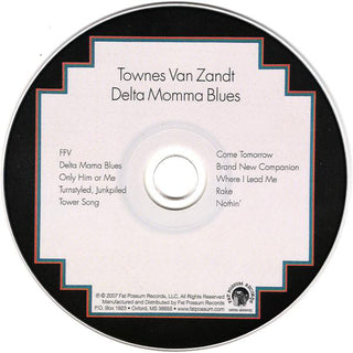 Townes Van Zandt : Delta Momma Blues (CD, Album, RE)