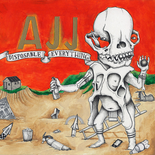 AJJ : Disposable Everything (LP, Album, Gre)