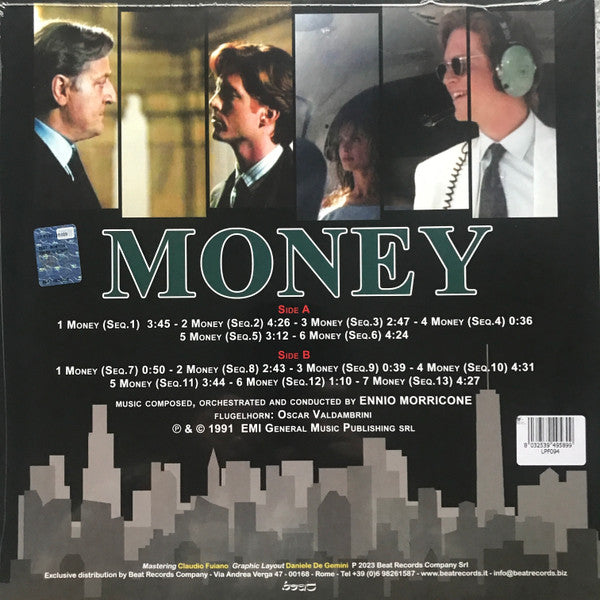 Ennio Morricone : Money (Original Motion Picture Soundtrack) (LP, Album, RE, RM)