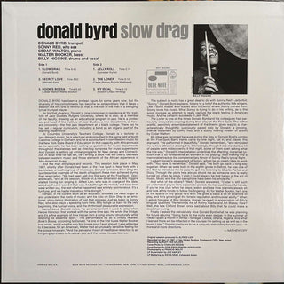 Donald Byrd : Slow Drag (LP,Album,Reissue,Stereo)