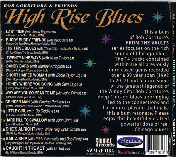 Bob Corritore And Friends : High Rise Blues (CD, Album)