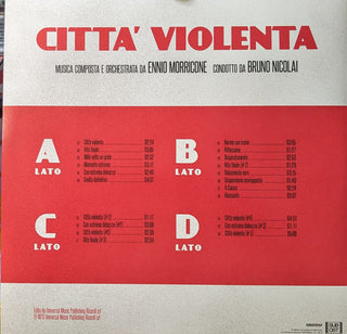 Ennio Morricone : Città Violenta (LP,Album,Limited Edition,Reissue)