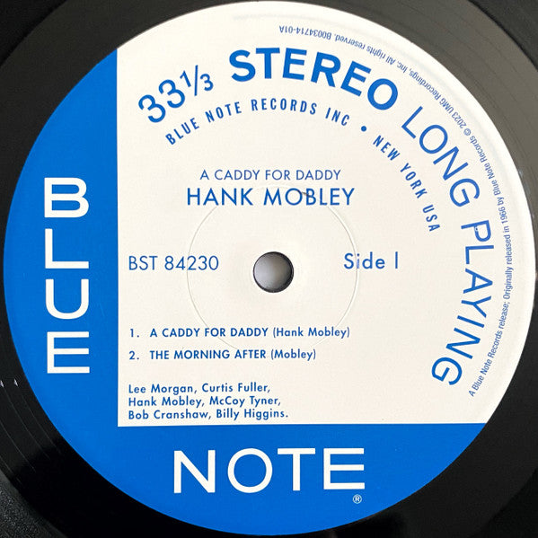 Hank Mobley : A Caddy For Daddy (LP,Album,Reissue,Stereo)