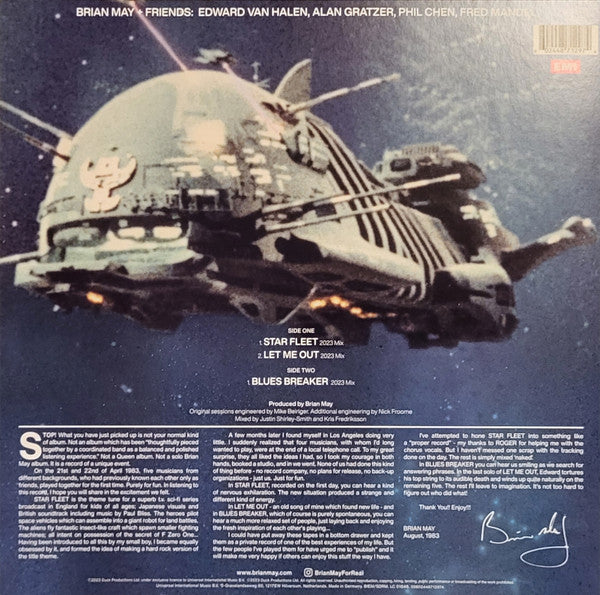 Brian May + Friends : Star Fleet Project (12", MiniAlbum)