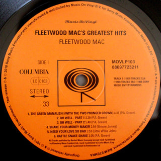 Fleetwood Mac : Fleetwood Mac's Greatest Hits (LP,Compilation,Reissue)