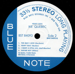 Ike Quebec : Heavy Soul (LP, Album, RE, 180)