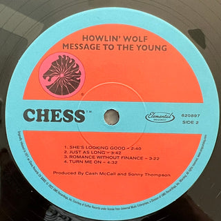 Howlin' Wolf : Message To The Young (LP, Album, RE)