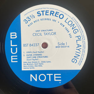 Cecil Taylor : Unit Structures (LP, Album, RE, 180)