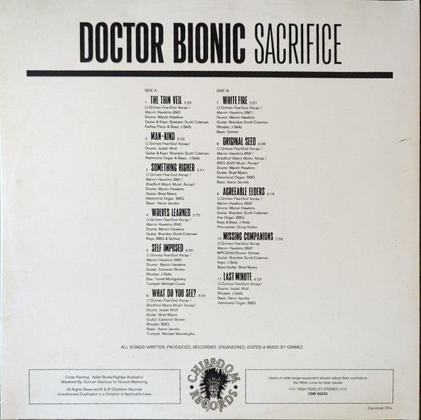 Doctor Bionic : Sacrifice (LP, Album, Gre)