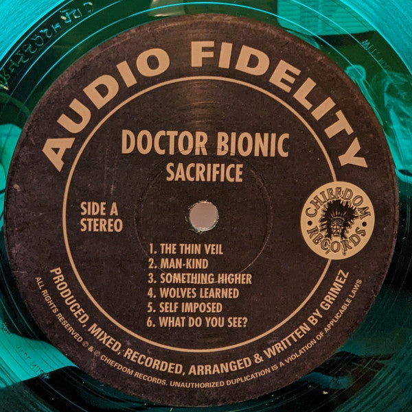 Doctor Bionic : Sacrifice (LP, Album, Gre)