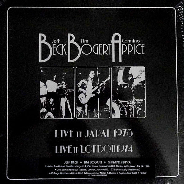 Beck, Bogert & Appice : Beck, Bogert, & Appice Live In Japan | Live In London 1974 (LP,Deluxe Edition,Reissue,Stereo)