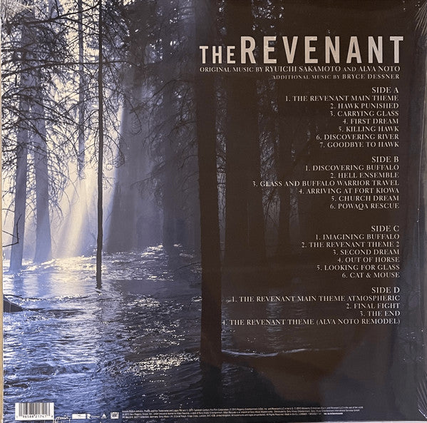 Ryuichi Sakamoto, Alva Noto, Bryce Dessner : The Revenant (Original Motion Picture Soundtrack) (LP,Album,Reissue)