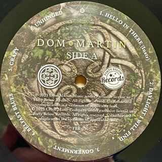 Dom Martin : Buried In The Hail (LP, Album)