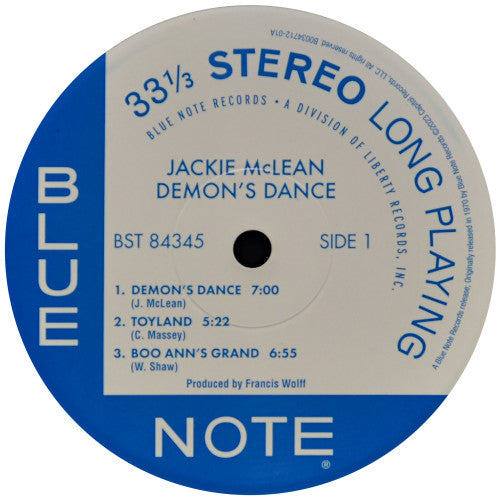 Jackie McLean : Demon's Dance (LP,Album,Reissue,Stereo)