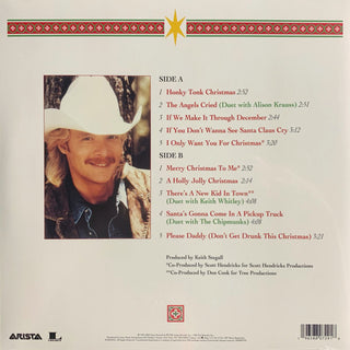 Alan Jackson (2) : Honky Tonk Christmas (LP, Album, RE)