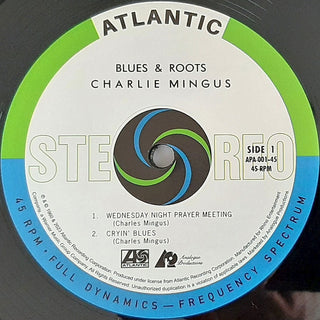 Charles Mingus : Blues & Roots (12",45 RPM,Album,Reissue,Remastered,Stereo)