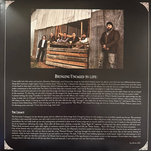 Zac Brown Band : Uncaged (LP,Limited Edition,Reissue)