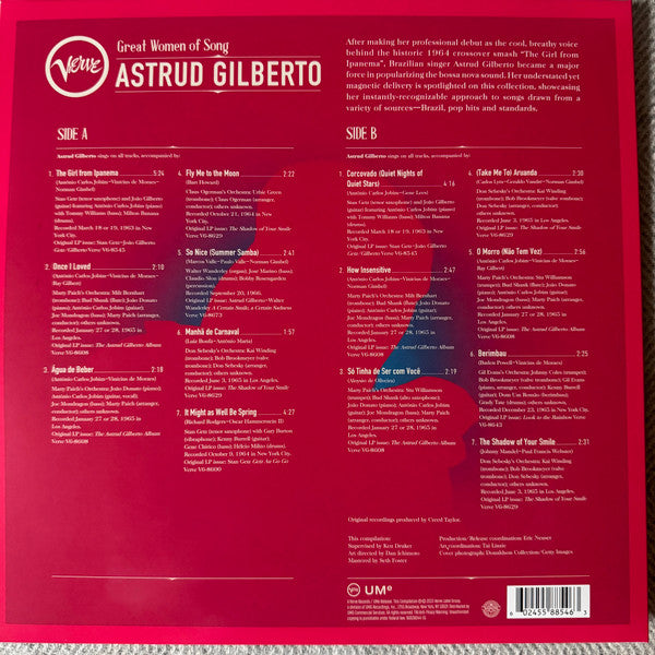 Astrud Gilberto : Great Women Of Song (LP,Compilation,Stereo)