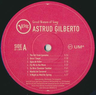 Astrud Gilberto : Great Women Of Song (LP, Comp)