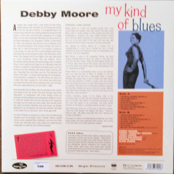 Debby Moore (2) : My Kind Of Blues (LP,Album,Limited Edition,Numbered,Reissue)