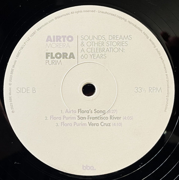 Airto Moreira + Flora Purim : Sounds, Dreams & Other Stories (A Celebration: 60 Years) (5xLP, Comp + Box)